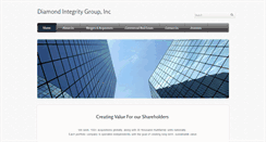 Desktop Screenshot of diamondintegritygroup.com