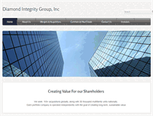 Tablet Screenshot of diamondintegritygroup.com